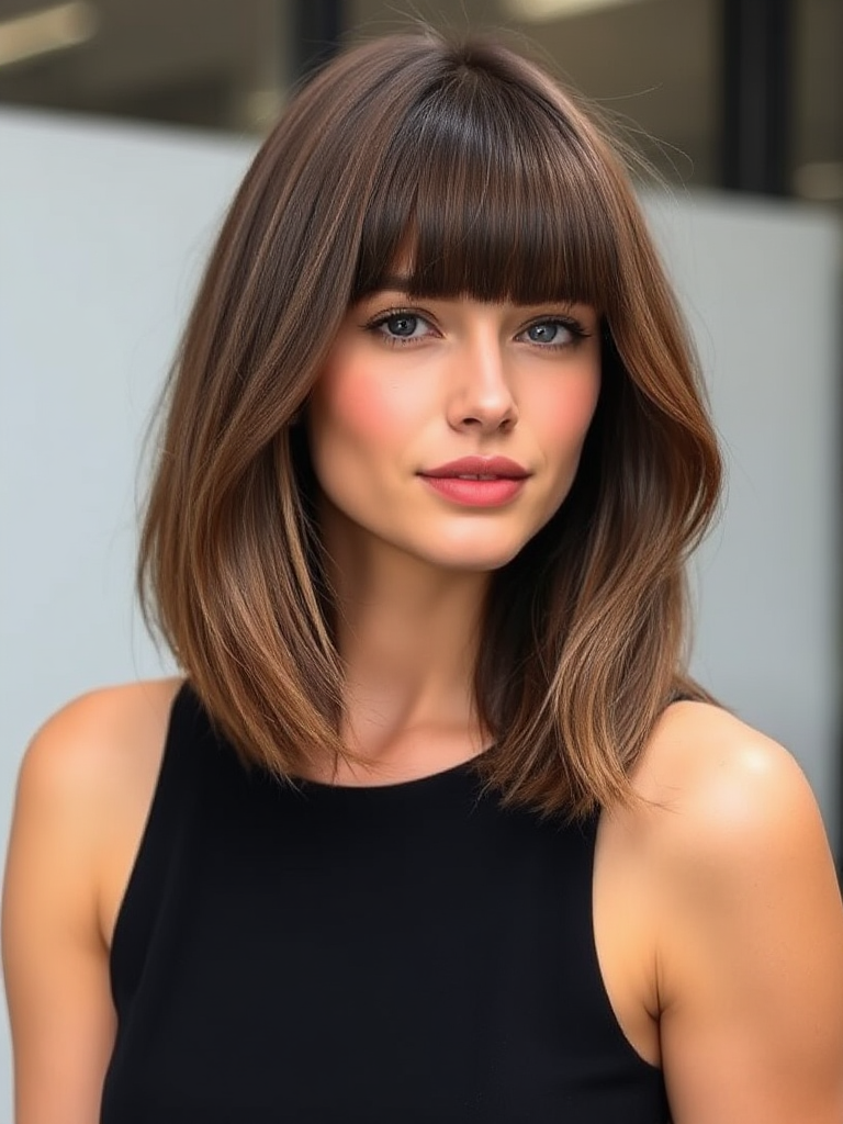 Chin-Length Hairstyles with Layers