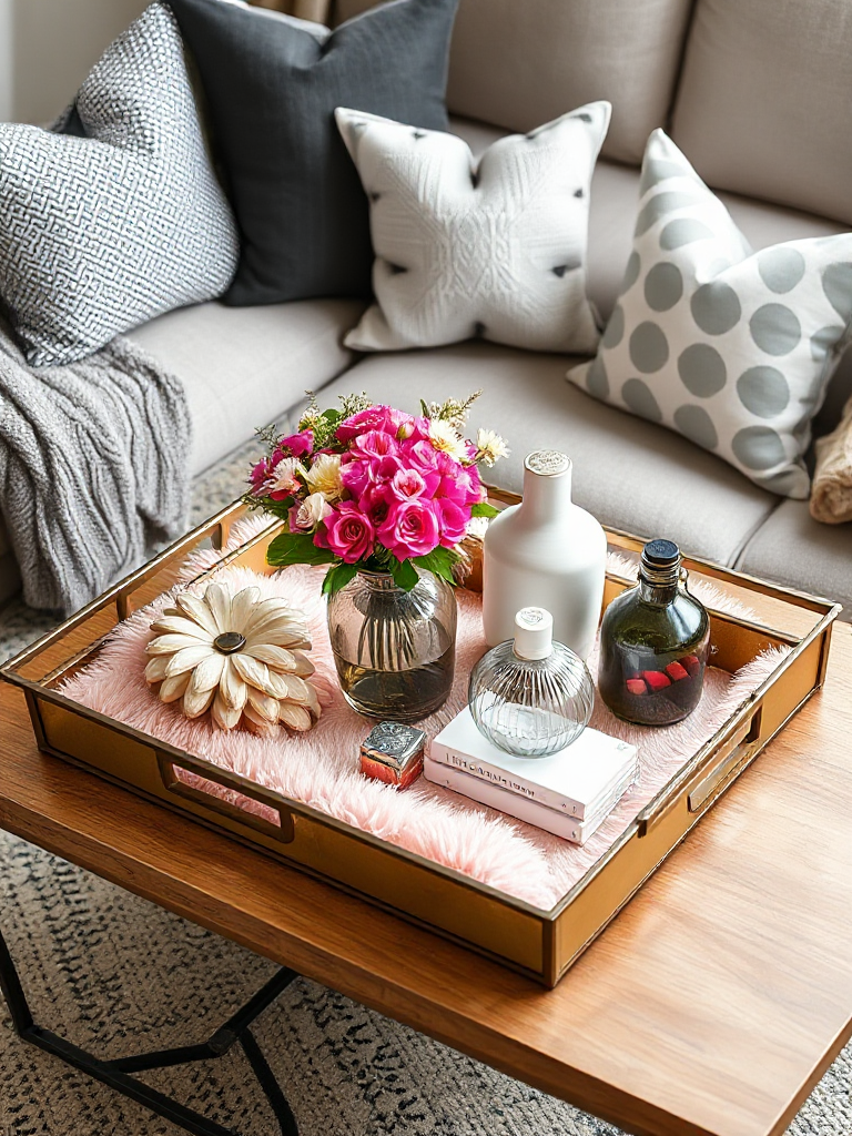 Coffee Table Tray Decor Ideas