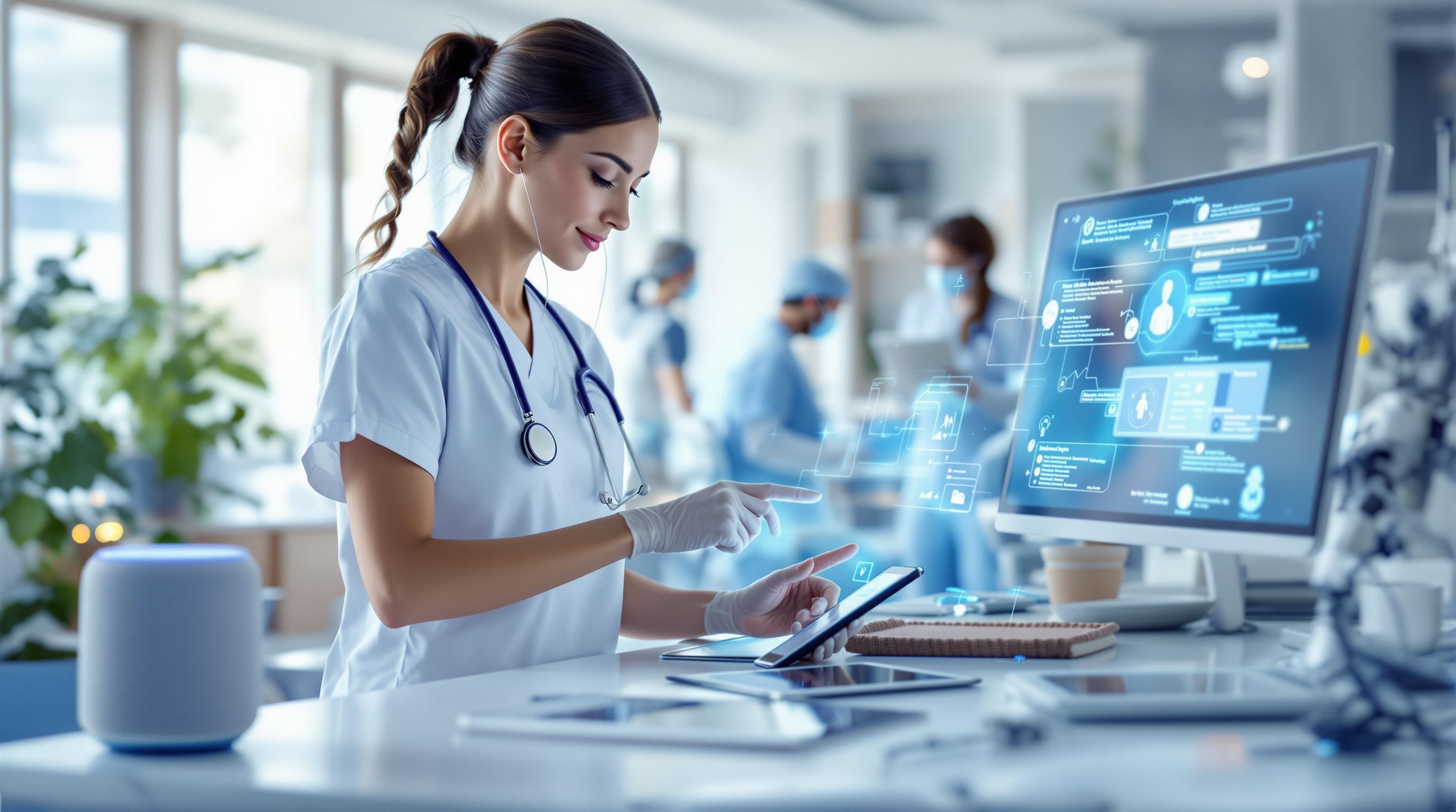 Voice-Controlled Workflow: Boosting Productivity in Skilled Nursing