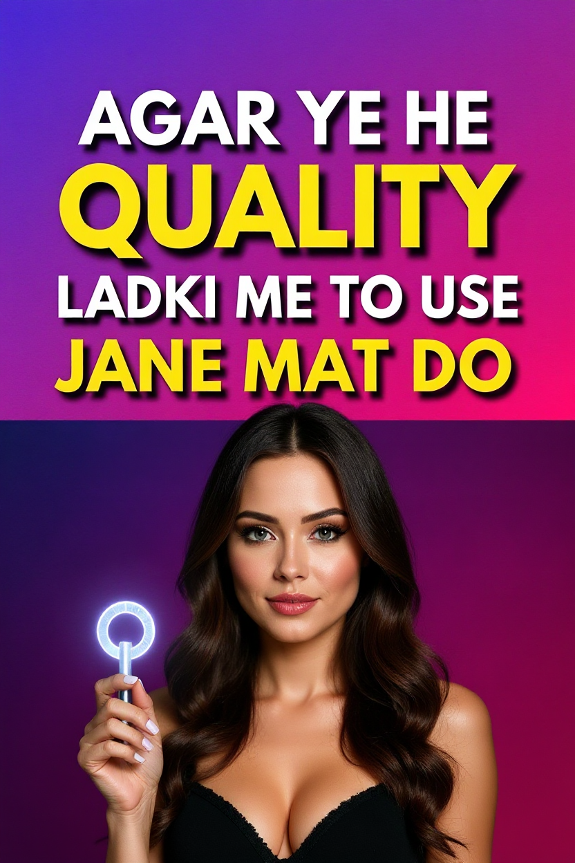 Agar ye quality he ladki me to use jane mat do