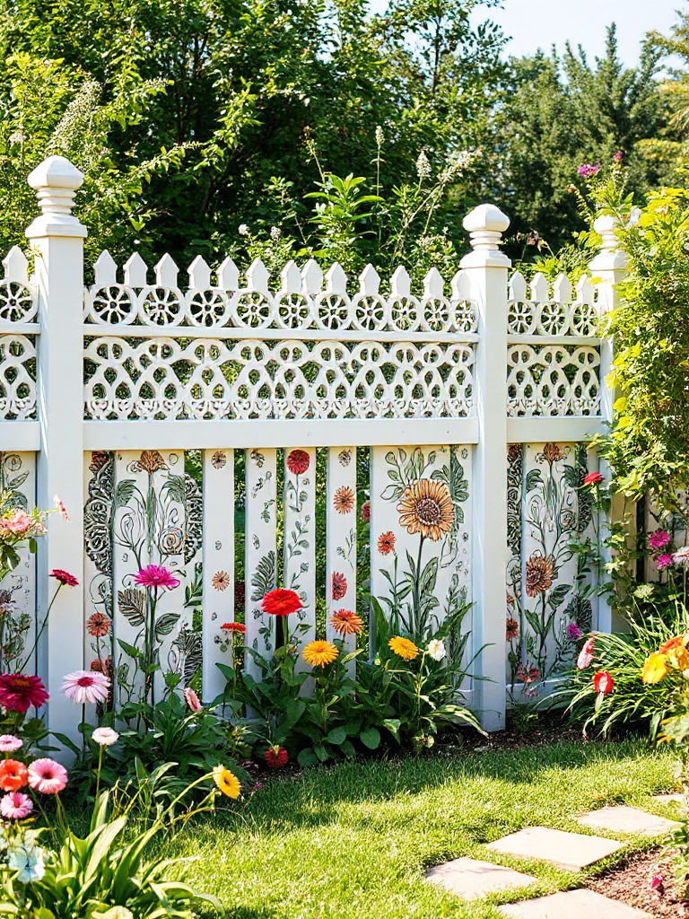 Boho Garden Fence Ideas