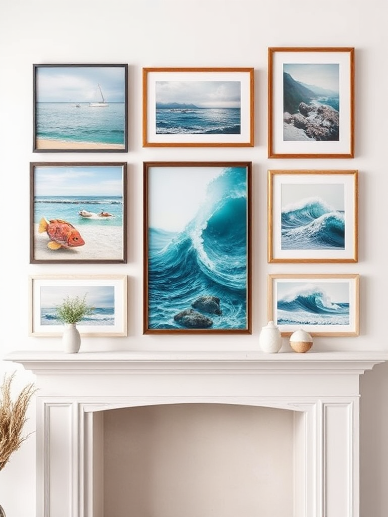 Coastal Mantel Decorating Ideas