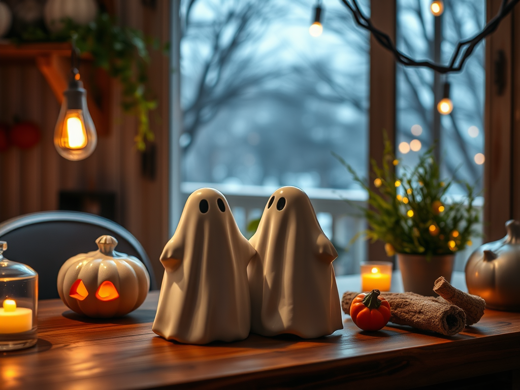 Image for Ghostly Salt and Pepper Shakers: