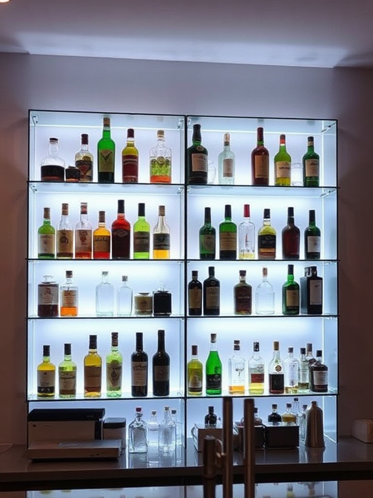 Home Bar Shelf Ideas