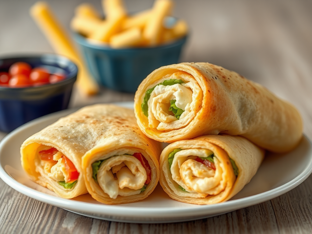 Image for Turkey and Cheese Roll-Ups