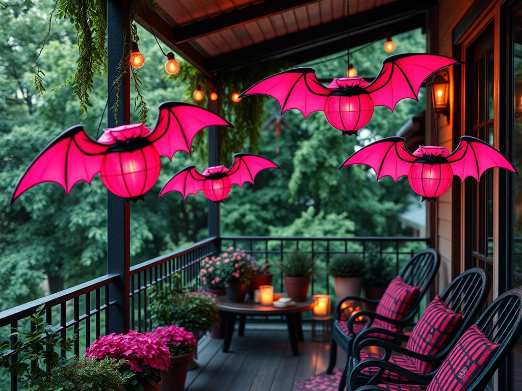 Image for Pink Bat Lanterns: