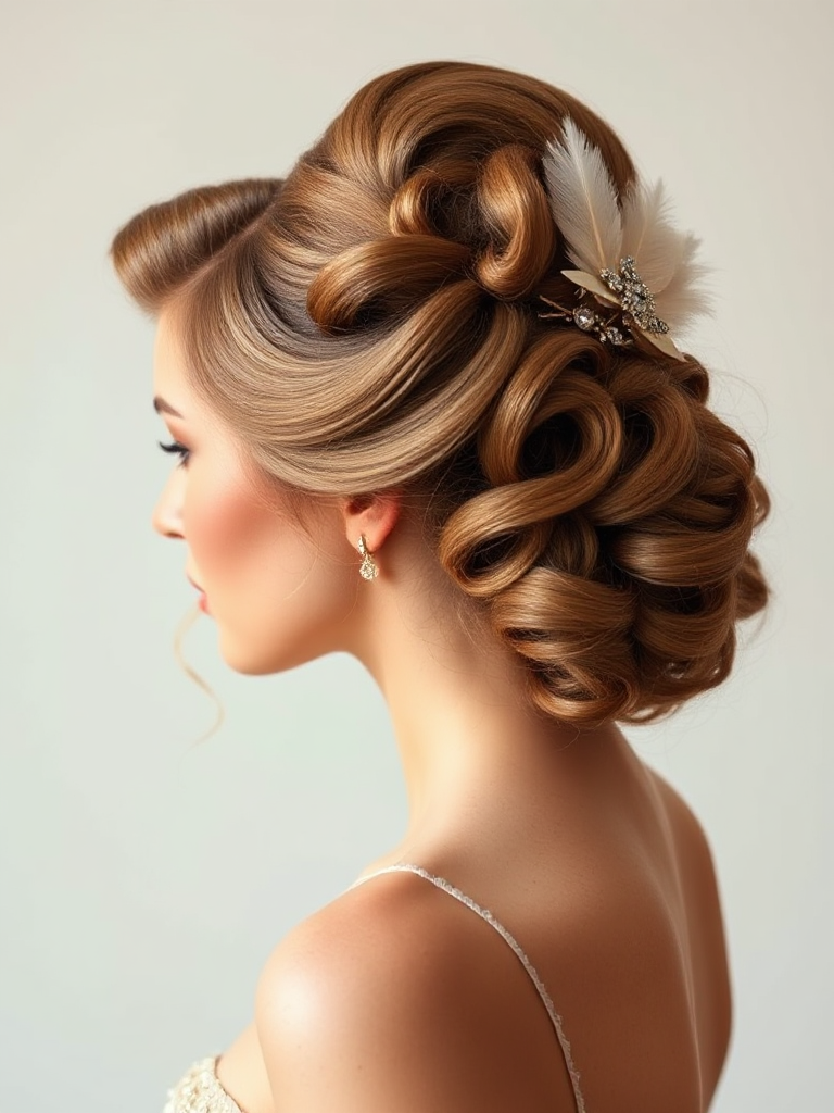 Elegant Updo for Long Hair