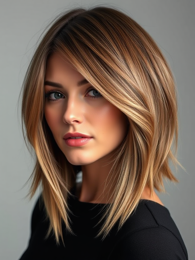 Shoulder-Length Hair with Layers