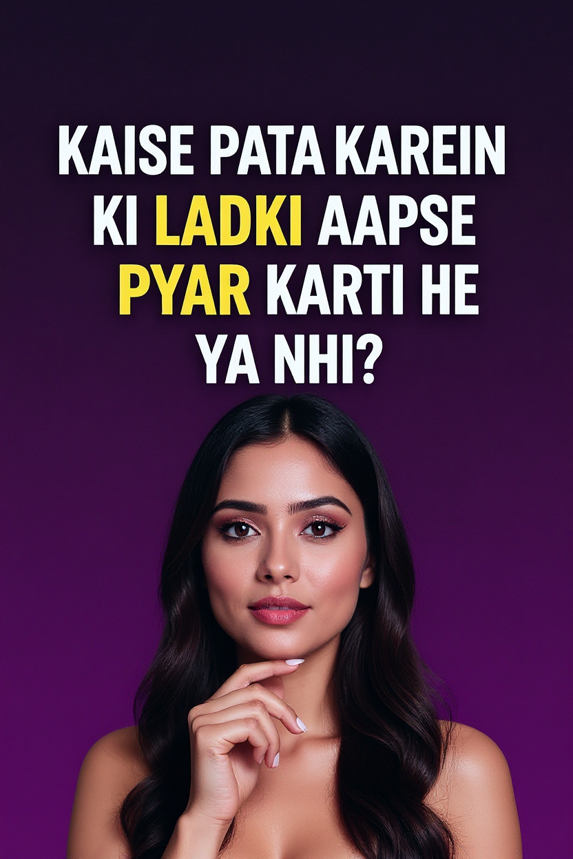 kaise pata karein ki ladki aapse pyar karti he ya nhi?