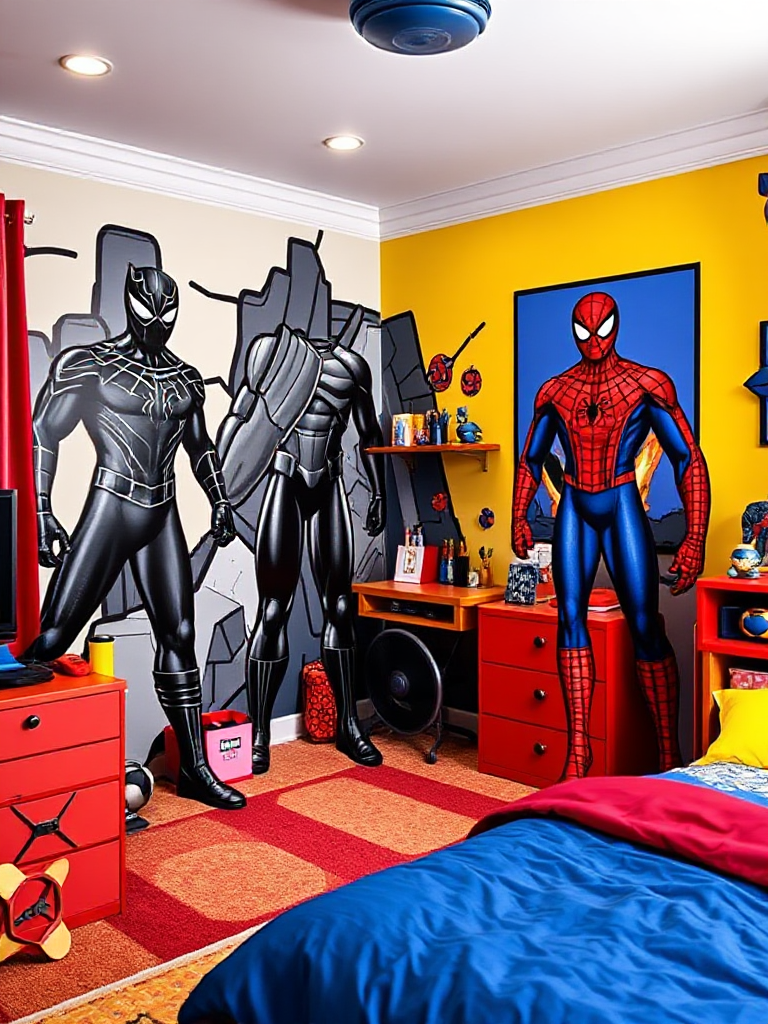 Marvel Bedroom Ideas For Boys