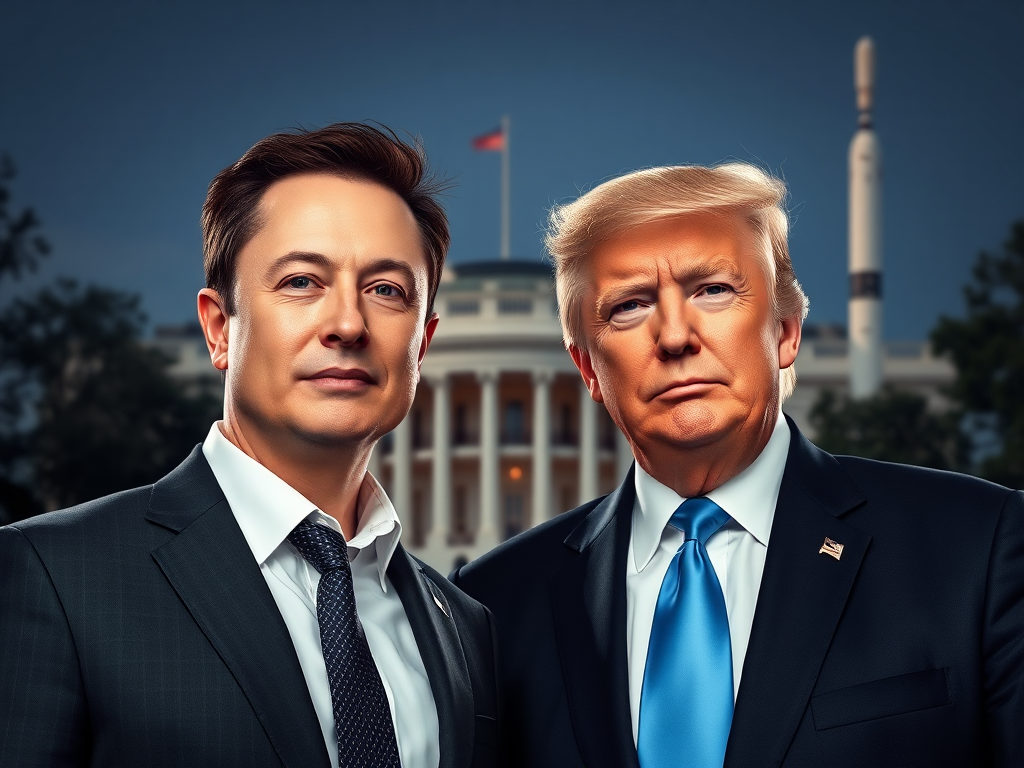 elon musk and donald trump