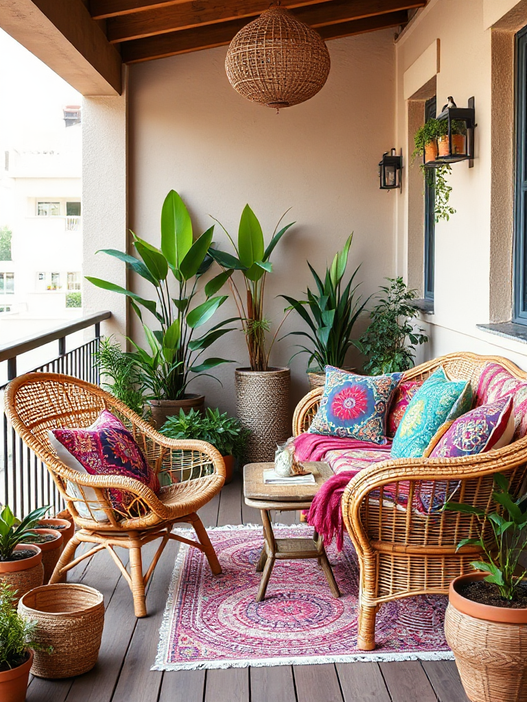 Boho Balcony Ideas