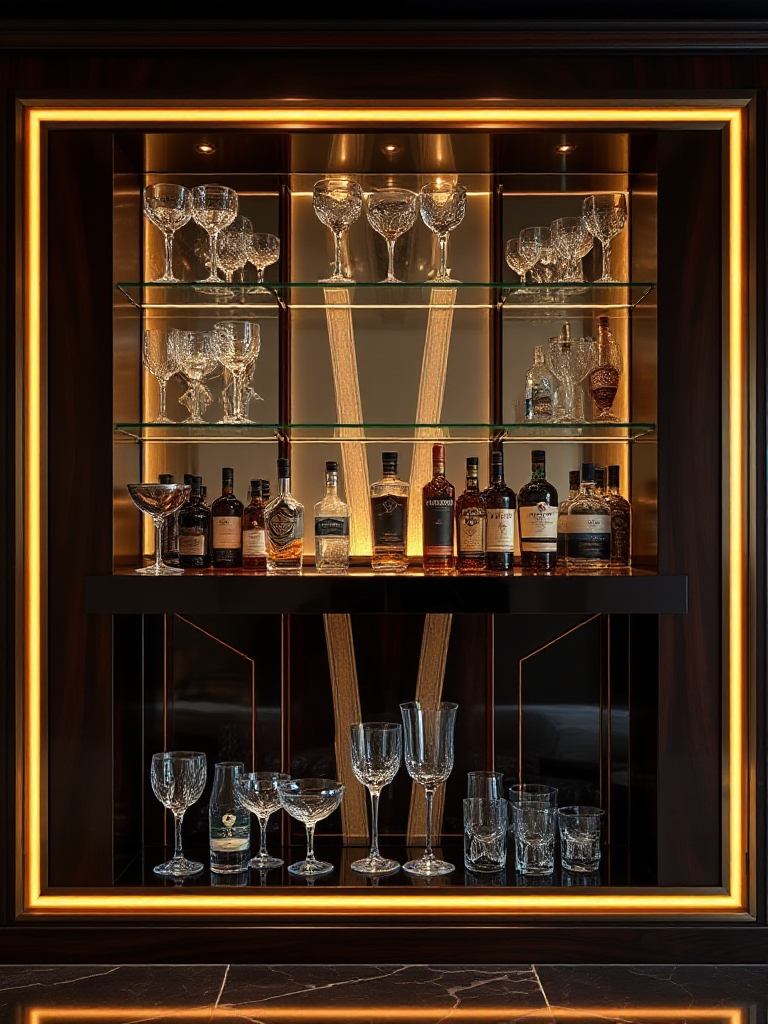 Home Bar Shelf Ideas