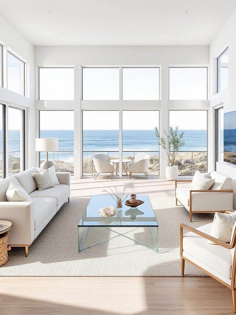 Breathtaking coastal living room ideas