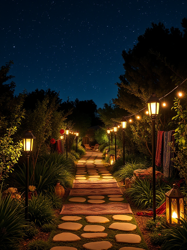 Boho Garden Pathway Ideas