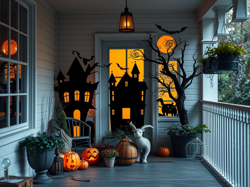 Image for Haunted House Silhouettes