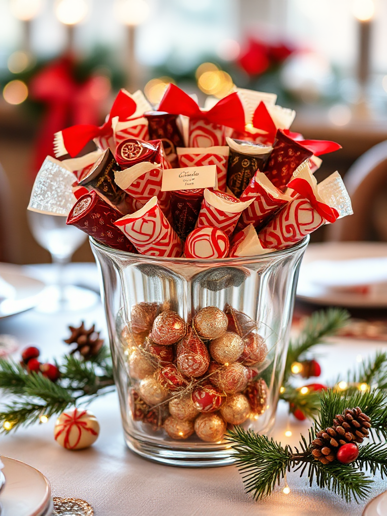 Super Easy Christmas Centerpieces