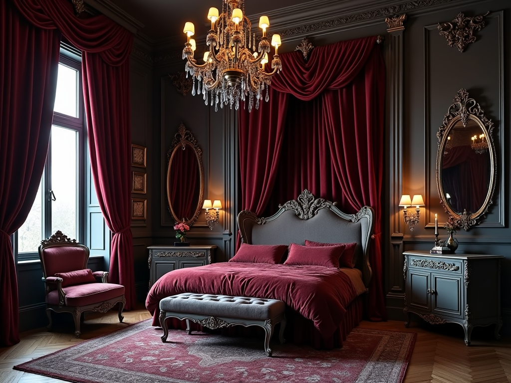 Victorian Elegance: Modern Gothic Bedroom Inspiration