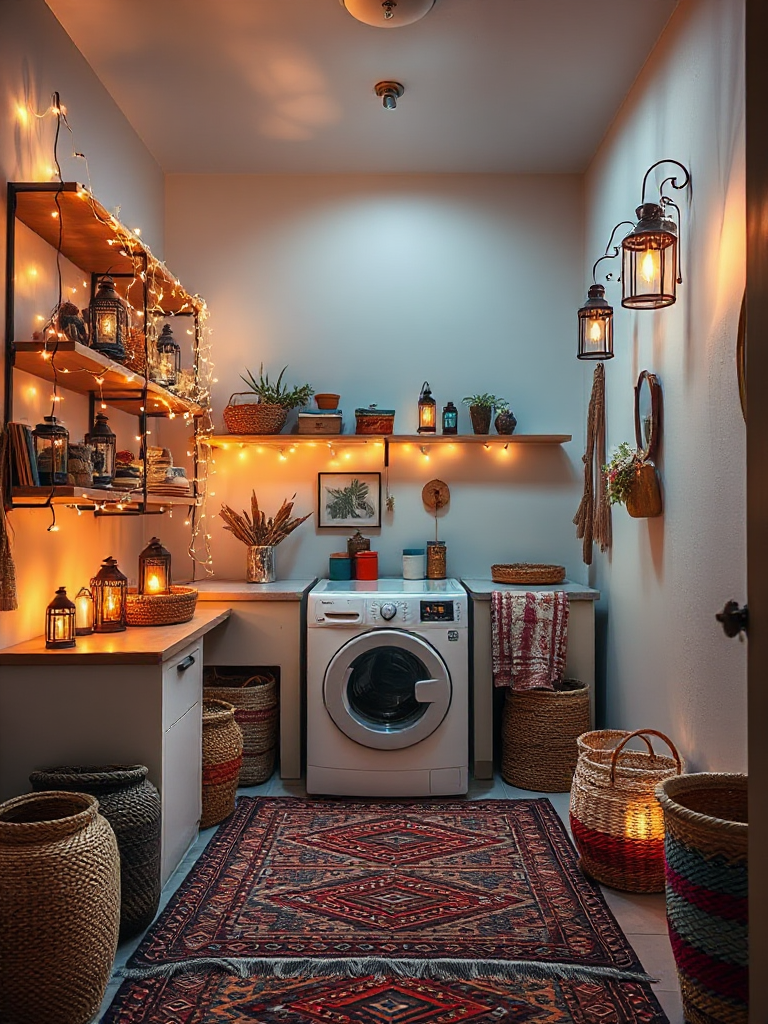 Boho Laundry Room Ideas