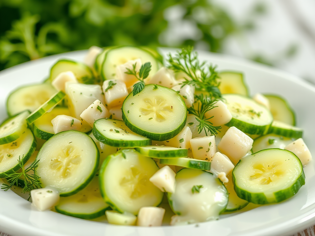 Image for Creamy Cucumber Dill Salad