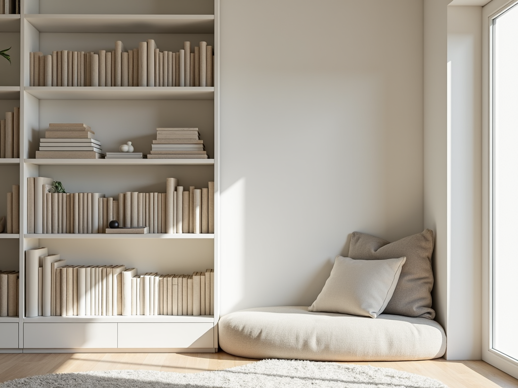 Minimalist Magic: Striking Bookcase Displays