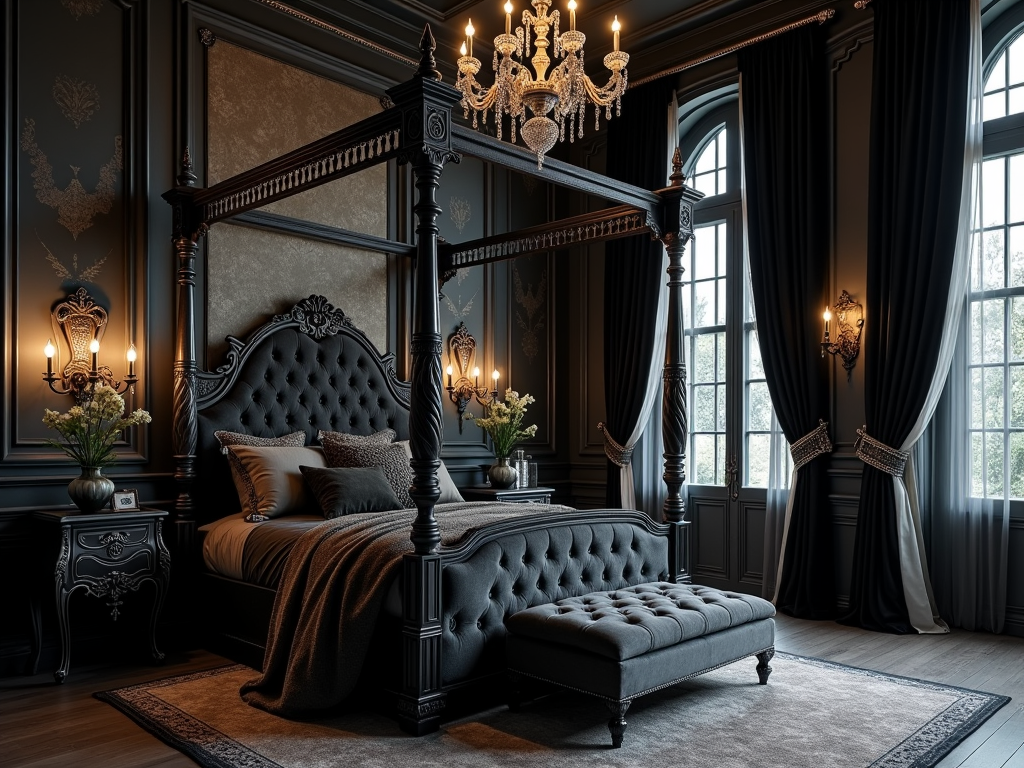 Victorian Glam: Embrace Gothic Elegance in Your Bedroom