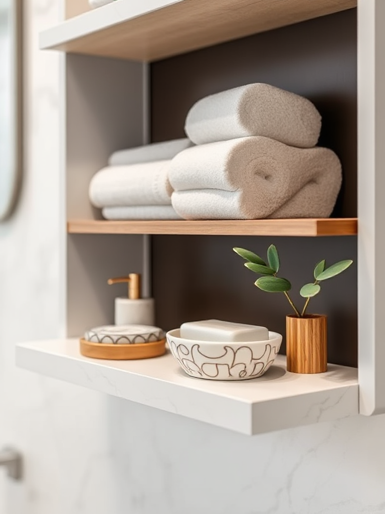 Bathroom Shelf Decor Ideas