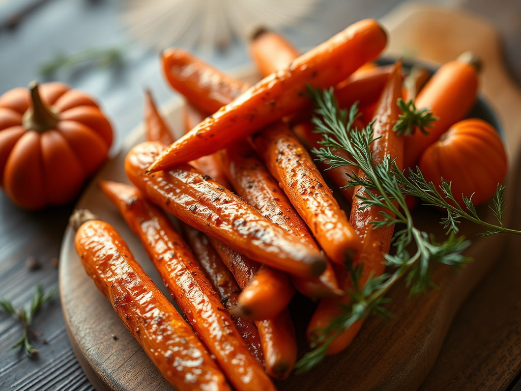 Image for Maple Cinnamon Roasted Carrots