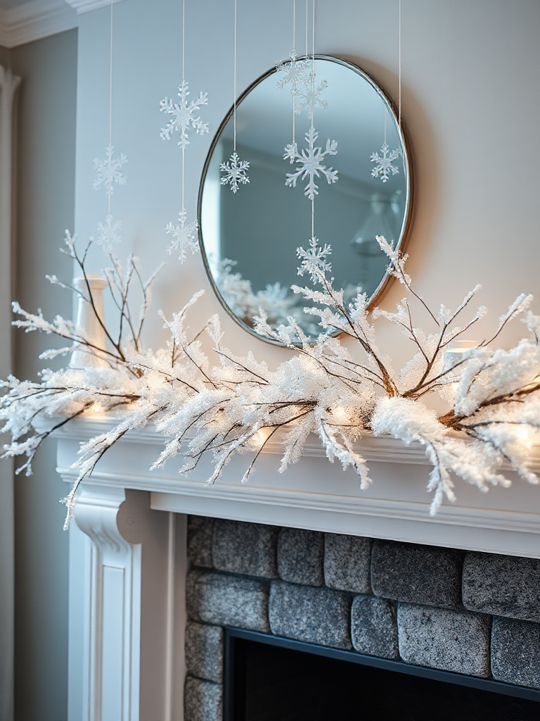 Winter Mantel Decorating Ideas