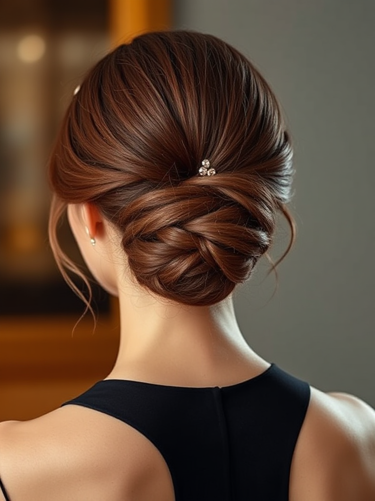 Elegant Updo for Long Hair