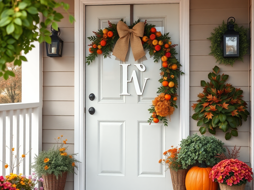 Image for Monogrammed Initial Wreath: