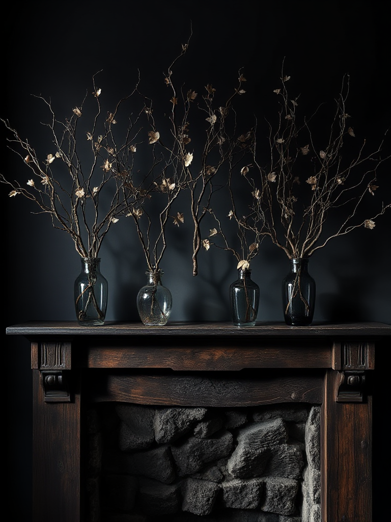 Gothic Mantel Decoration Ideas