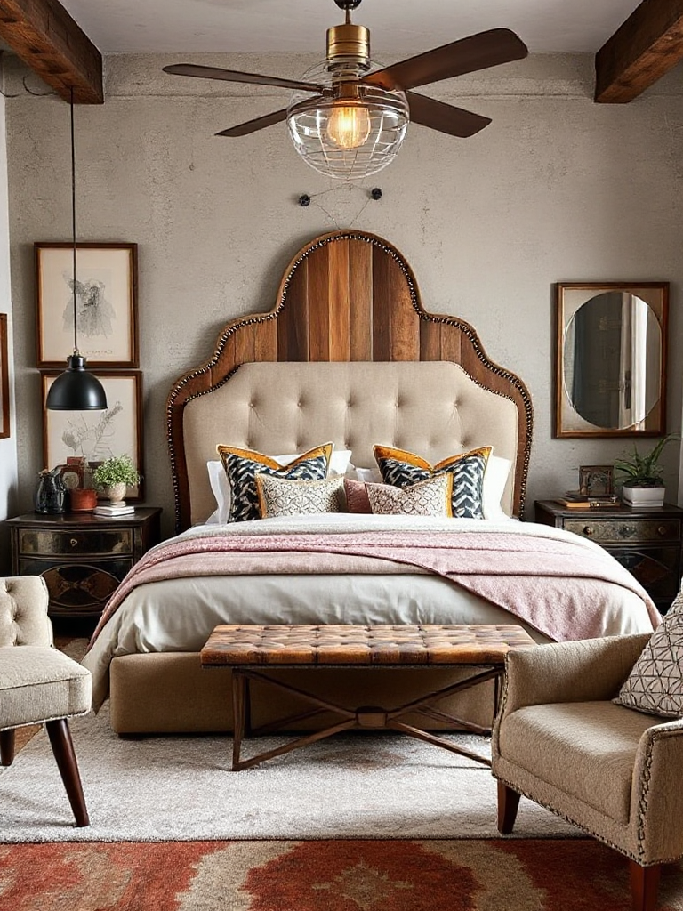 Eclectic bedroom ideas