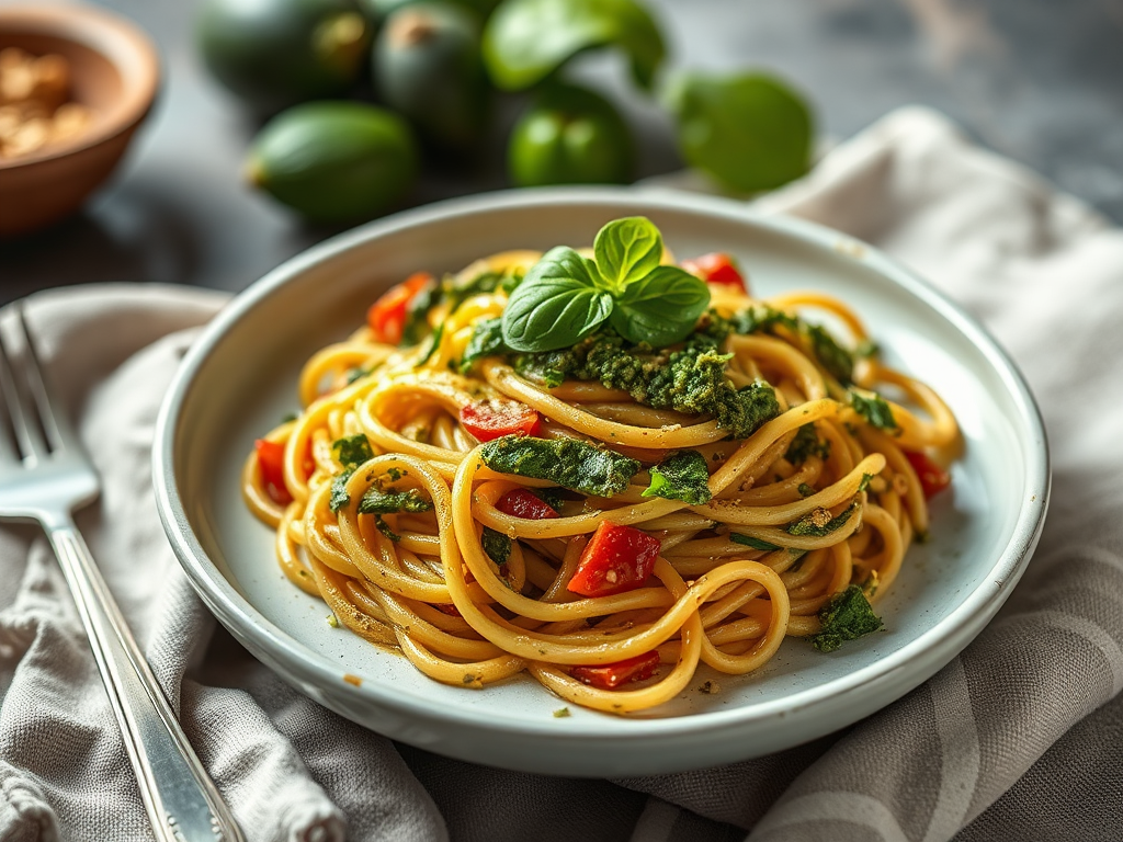 Image for Zucchini Noodles with Pesto