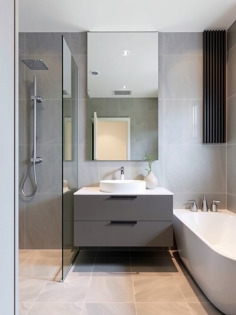 Sleek and Stylish Contemporary Bathroom