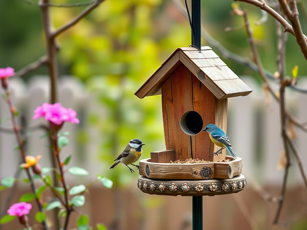 Image for Create a Wildlife Habitat with Bird Feeders and Houses