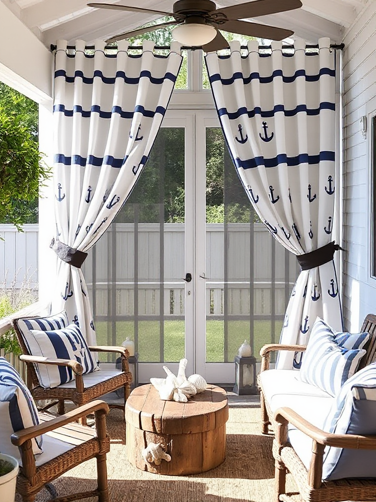 Backyard Patio Curtain Ideas