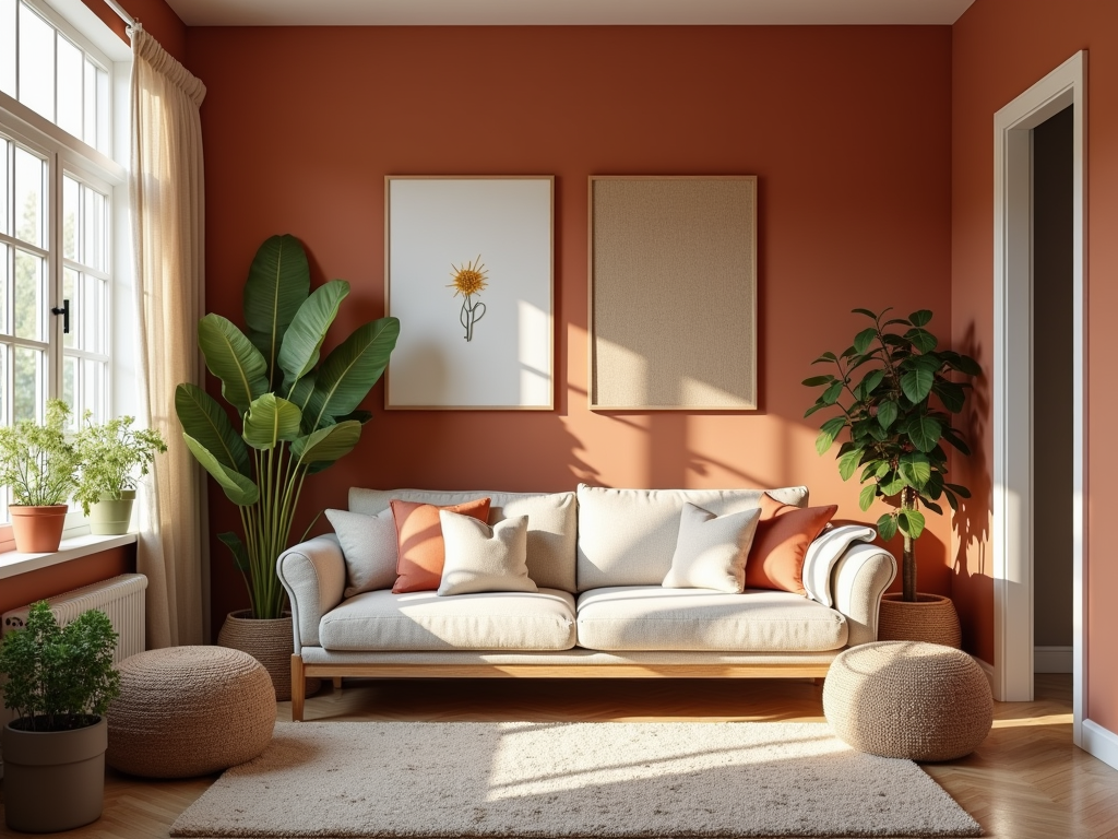 Brighten Up Small Spaces: Earthy Clay Brown Inspirations