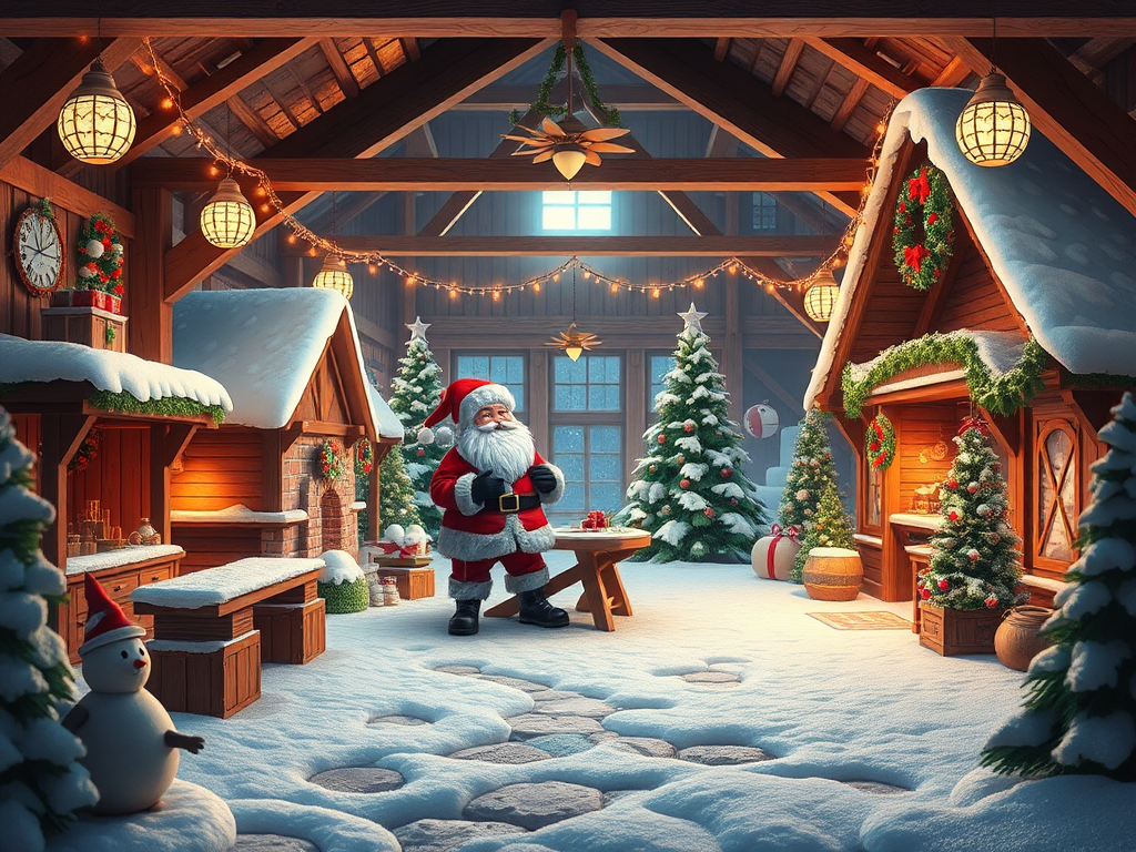 Image for Cheerful Santa's Workshop: