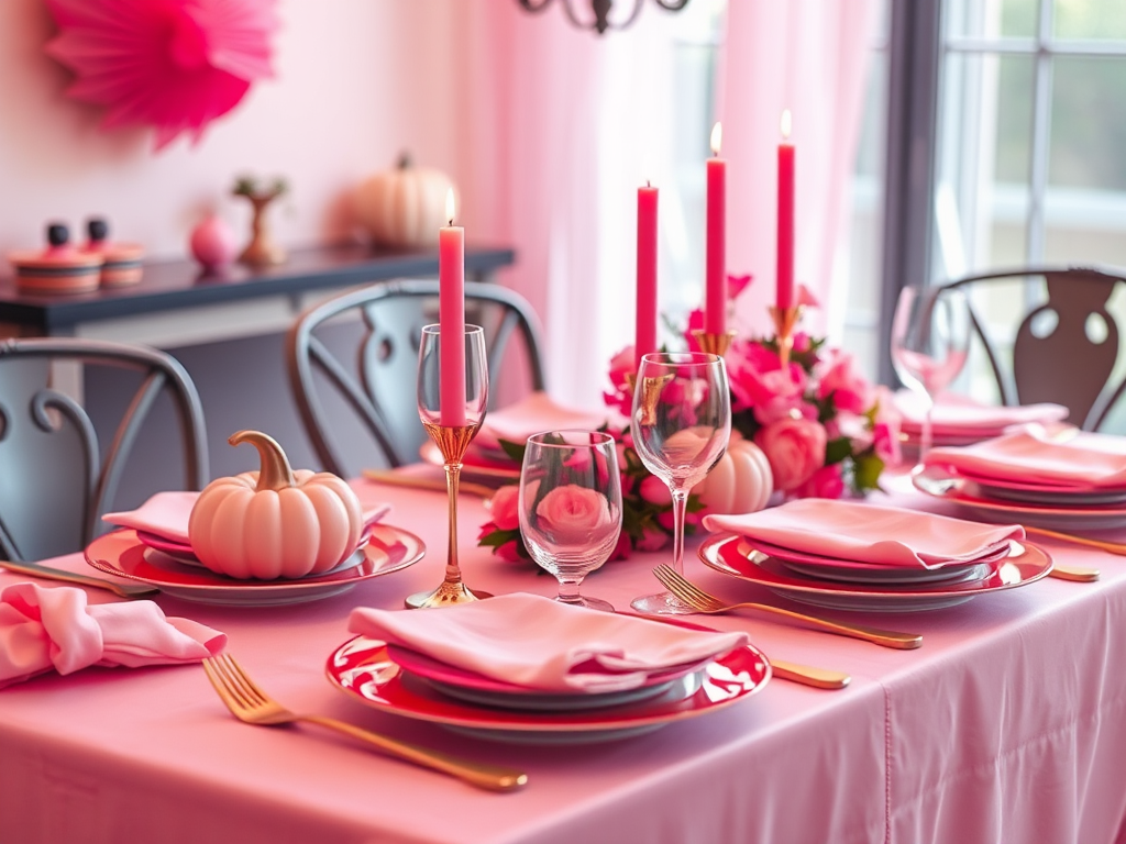 Image for Pink Table Settings: