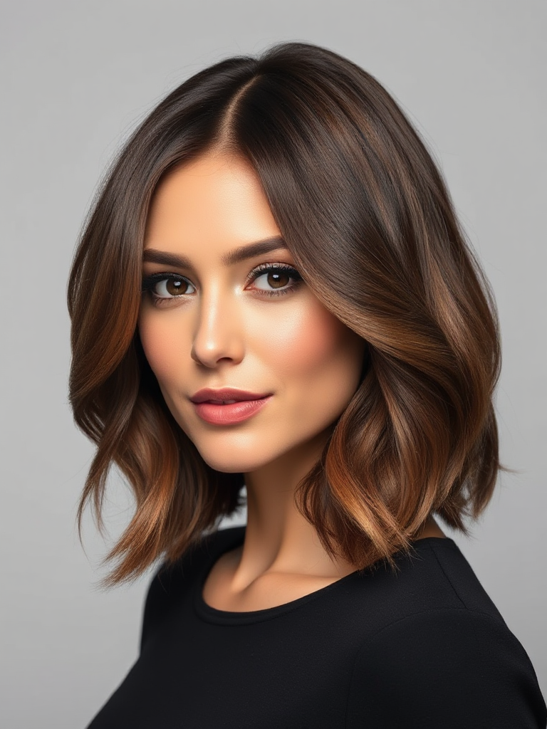 Shoulder-Length Wavy Hairstyles