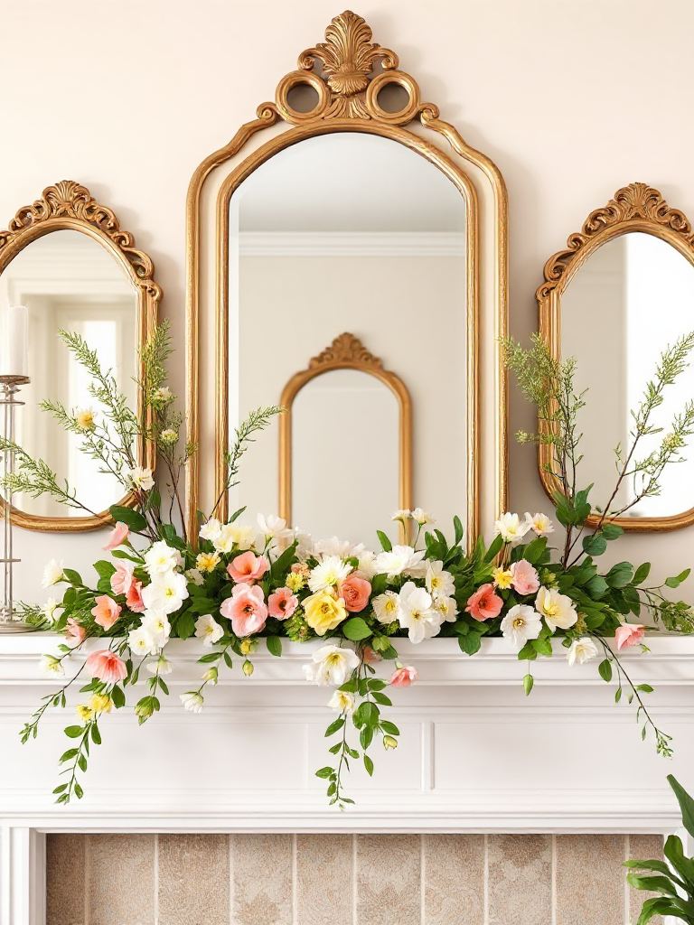 Spring Mantel Decorating Ideas