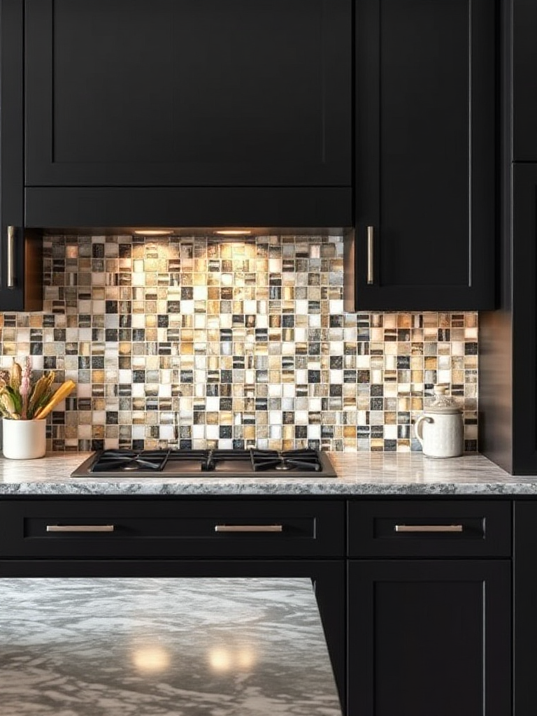 Backsplash Ideas For Dark Cabinet Kitchen