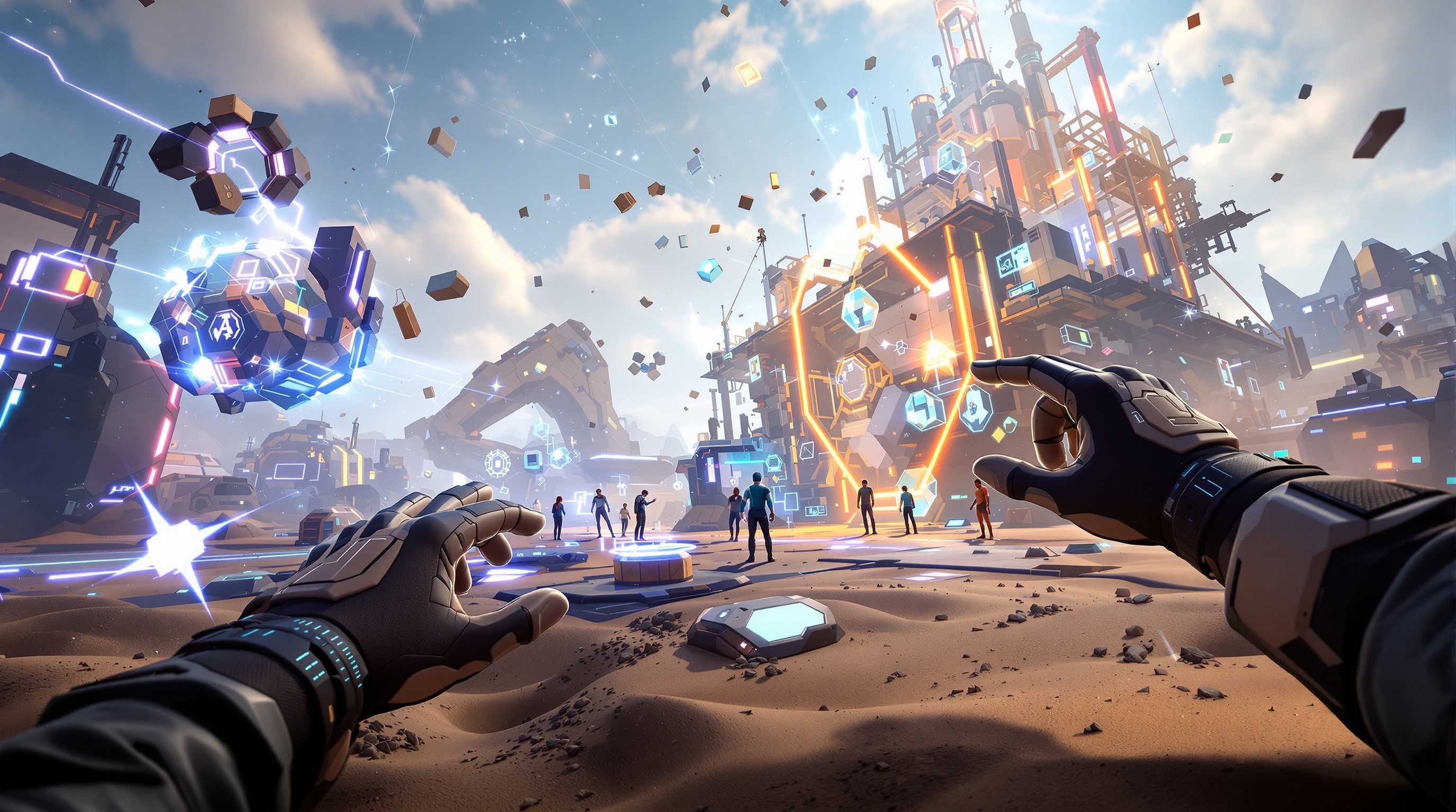 Entorno de creación en Beyond Sandbox VR para nuestro análisis