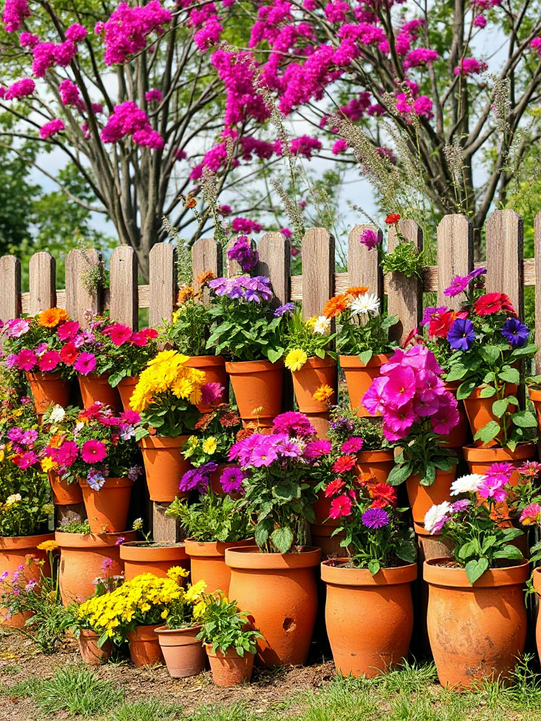 Boho Garden Fence Ideas