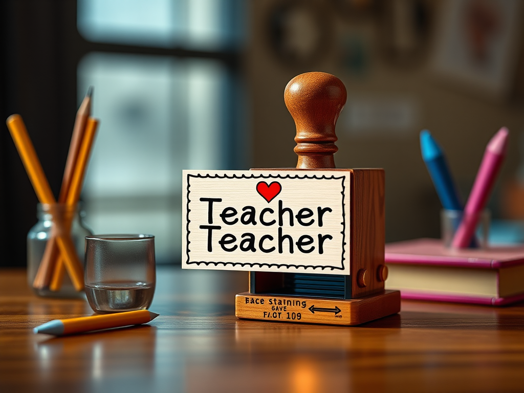 Image for Personalized Teacher Stamp