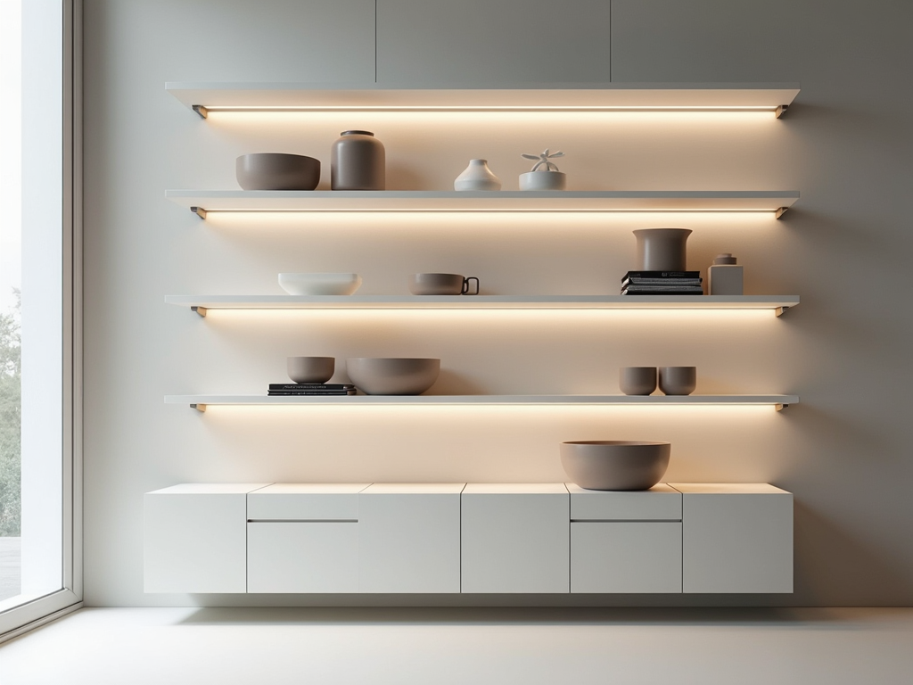 Negative Space Mastery: Elevate Your Shelf Design