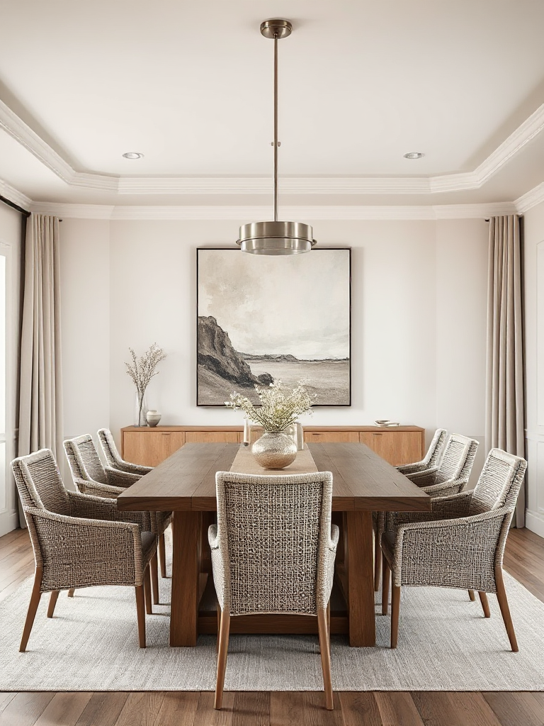 Inviting Neutral Dining Room Ideas