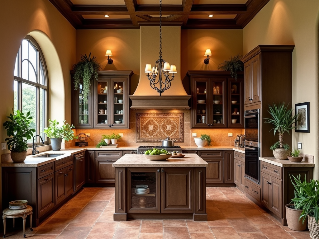 Stunning Tuscan-Inspired Kitchen with Terracotta Tiles