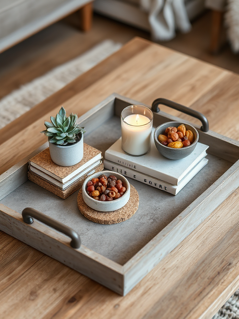 Coffee Table Tray Decor Ideas